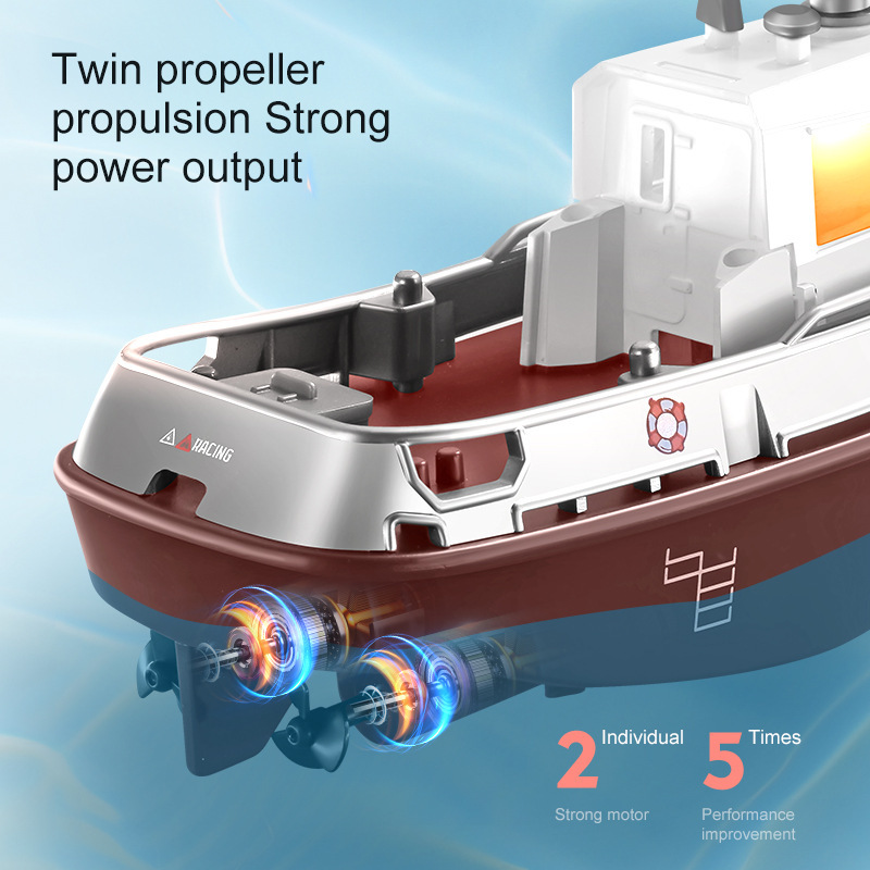 Rc Hobby Grade Boat - 2.4G Dziecięca Mini Łódź Zdalnie Sterowana