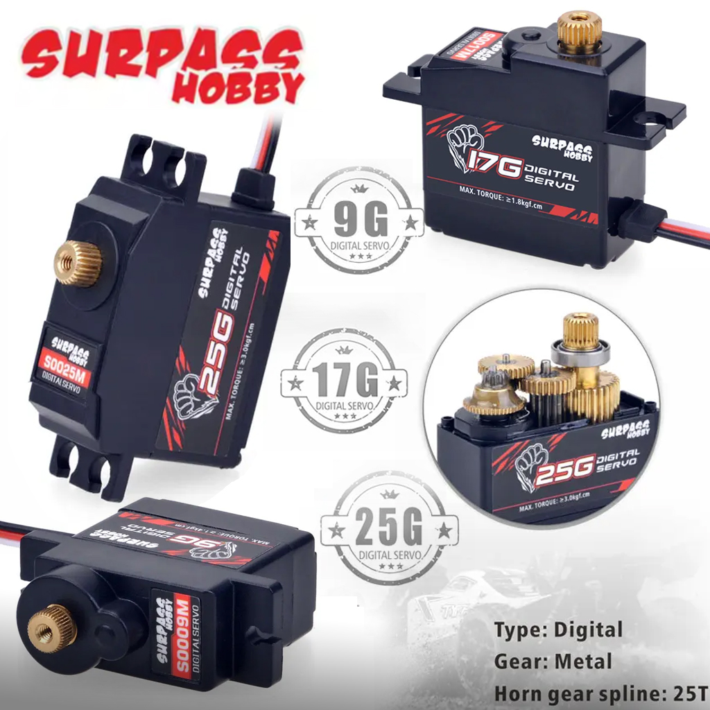 Rc Hobby Online - 4 SZT. WODOODPORNE SERWA SURPASS Hobby
