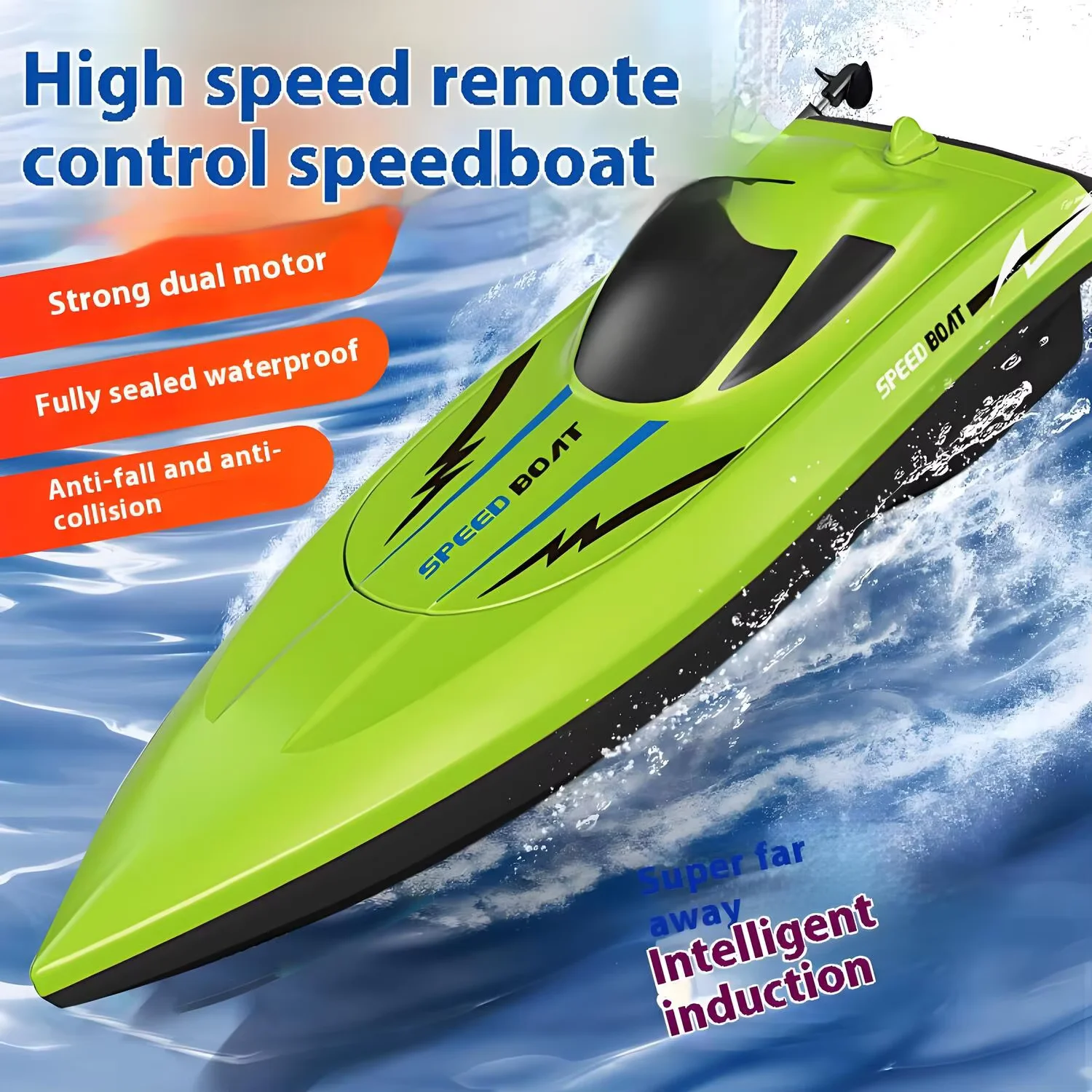 Rc Hobby Grade Boat - Wodoodporna i ultraszybka łódka zdalnie sterowana