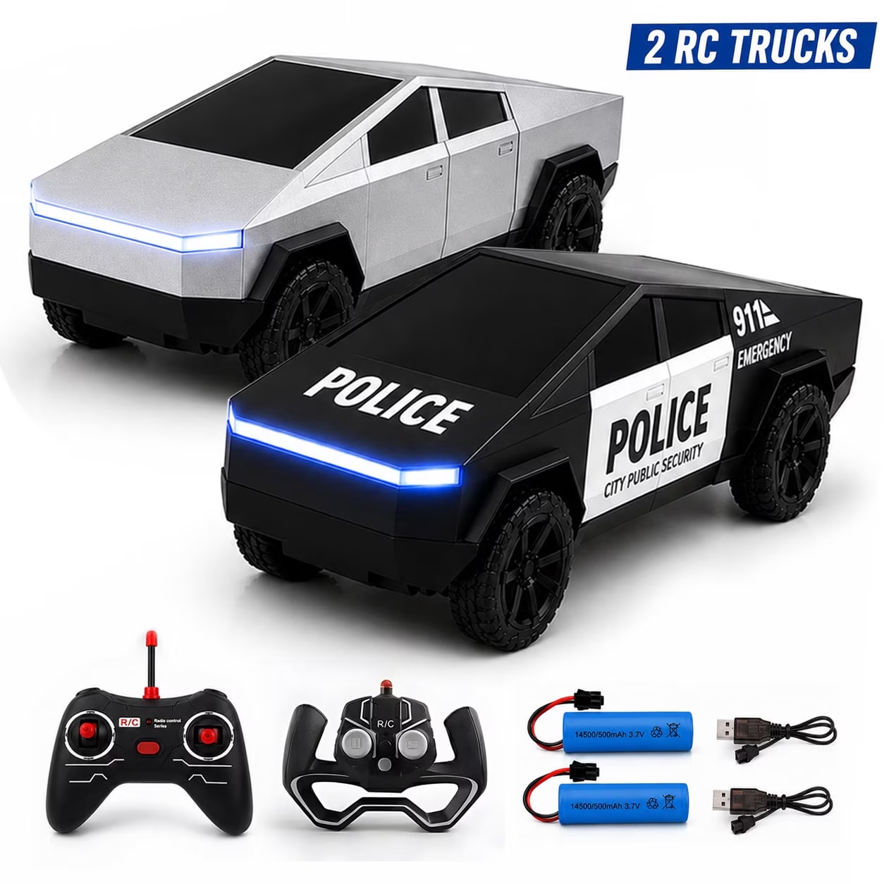 Rc Hobby Horizon - 2 SZT. Zabawki RC Cyber Truck,