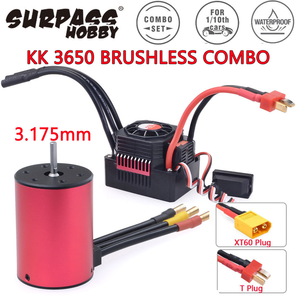 Brushless Motor 3650 - Surpass Hobby KK 3650 Combo Wodoodporny