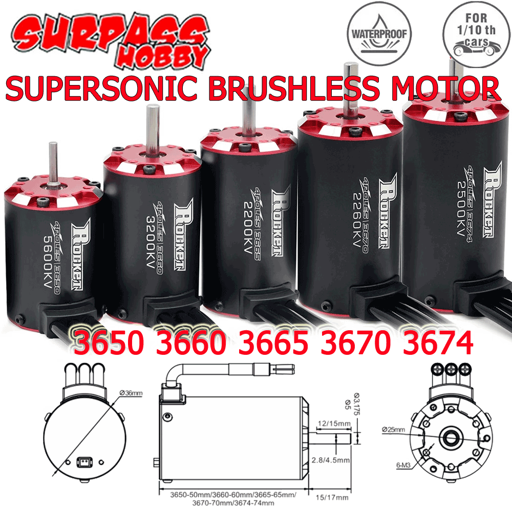 SURPASSHOBBY Rocket-RC Superso – Brushless Motor 3650 recenzja i cena