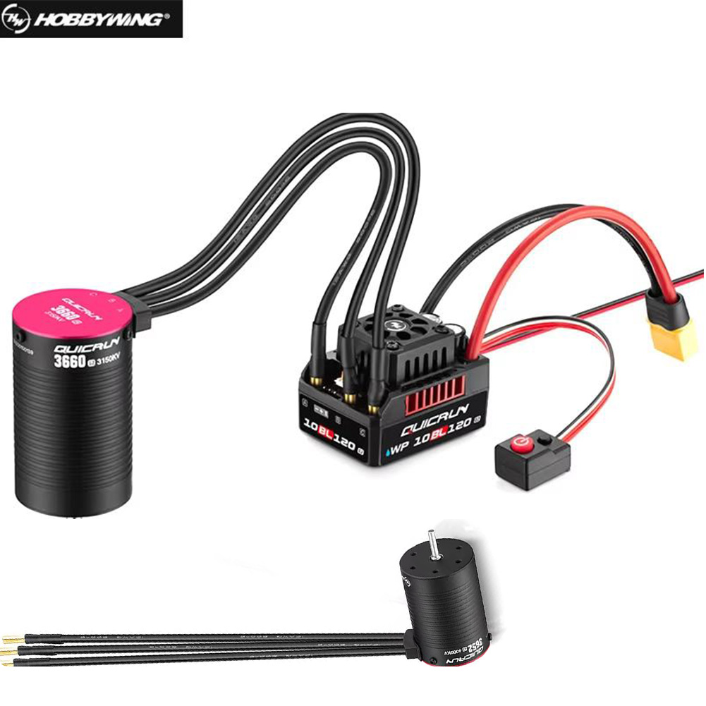 HobbyWing QuicRun WP 10BL120 G – Brushless Motor 3650 recenzja i cena
